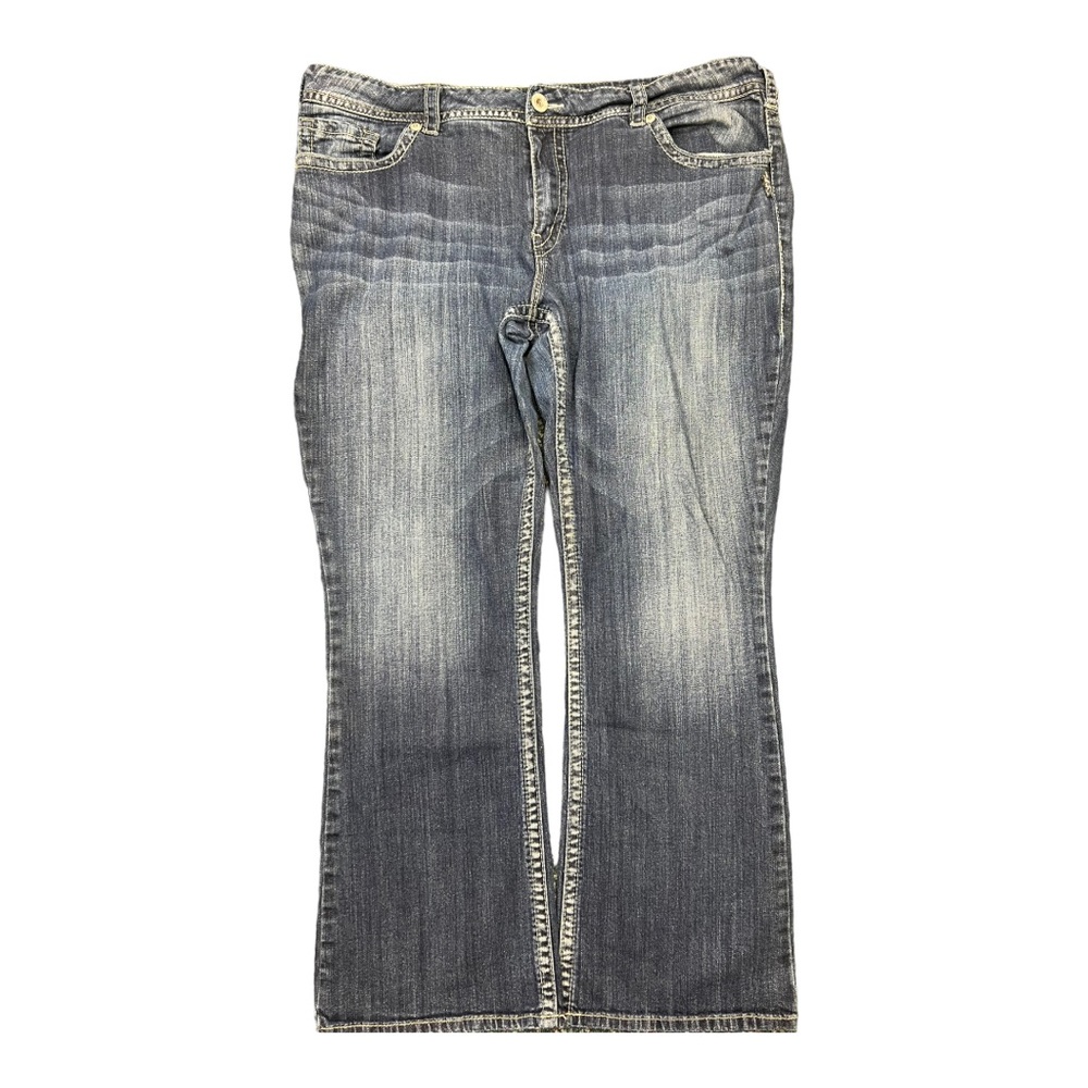 Silver Suki blue jean bootcut denim women's size 22 L32 mid rise stretch fashion